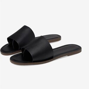 Madewell Boardwalk Post Black‎ Slide Sandal Riley Size 8.5